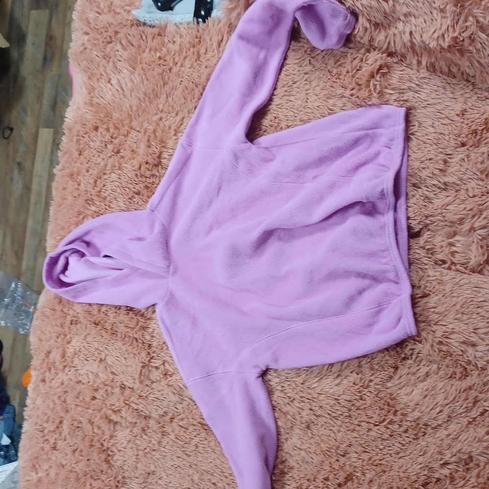 Plain purple hoodie